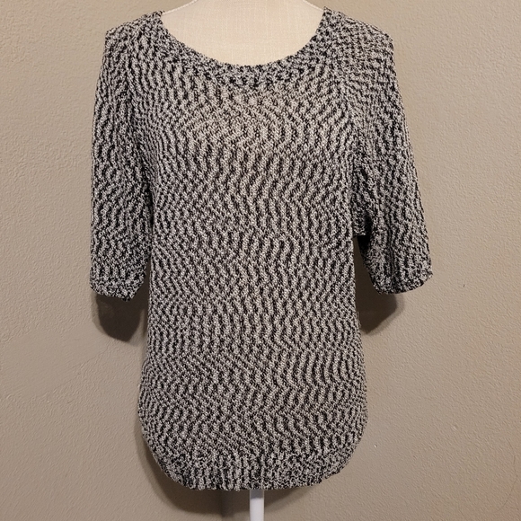 LOFT Woven Metallic Top, Size: Medium - Picture 1 of 8